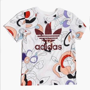 Adidas x Rita Ora MULTI paint by number Tee Small